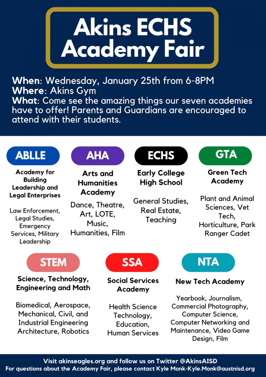 Application Akins Early College High School